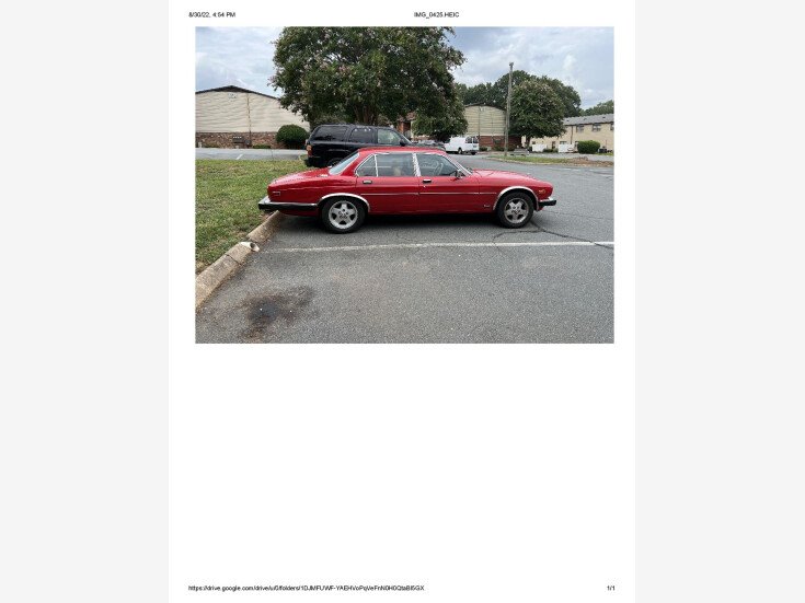 Thumbnail Photo undefined for 1982 Jaguar XJ6